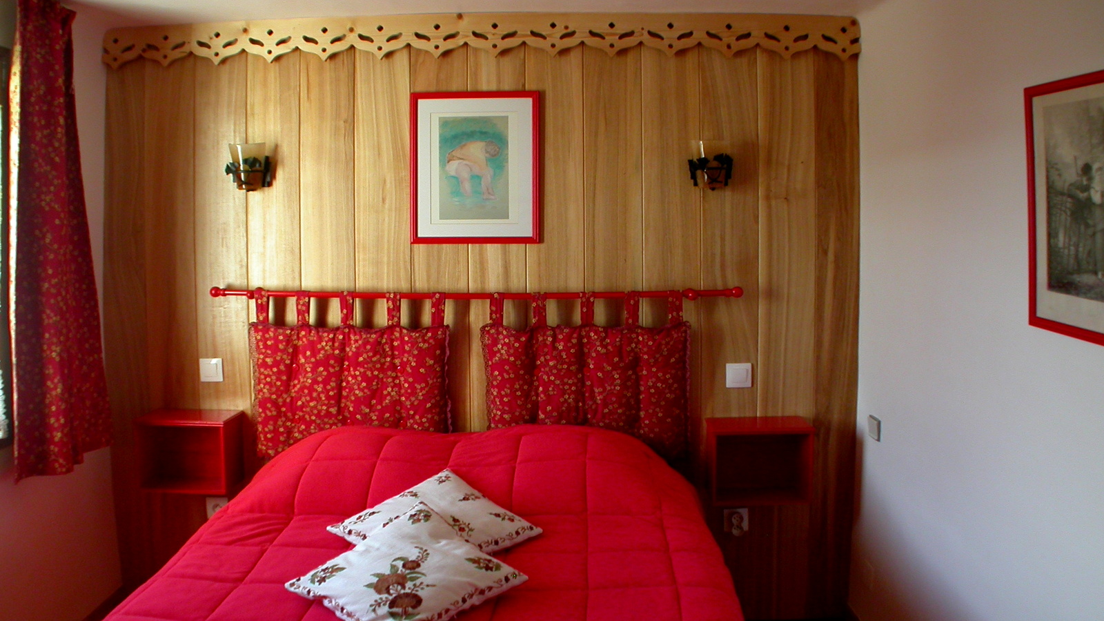 Dormitorio C amb llit matrimonial orientata sud